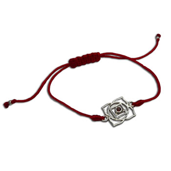 Root Chakra Bracelet Adjustable Red #1