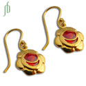 Good Vibes Sacral Chakra Earrings Gold Vermeil