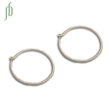 Charmas Earrings Base Wire Hoops 18 mm