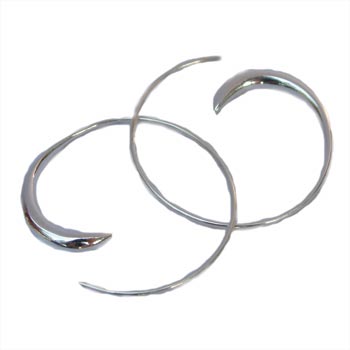 Spiral Hoops small Sterling Silver