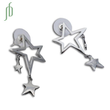Star Earrings Studs Sterling Silver SALE