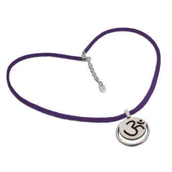 Serenity Crown Chakra Necklace Purple 16 to 17 inch