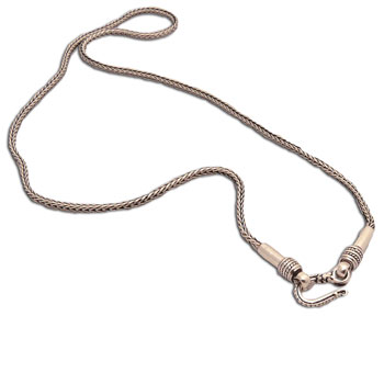 Snake Chain Necklace with screw off tip 16 Inches #2