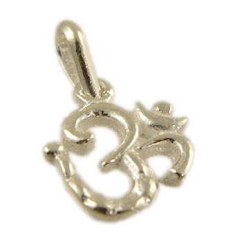 Tiny Om Charm  Sterling Silver SALE