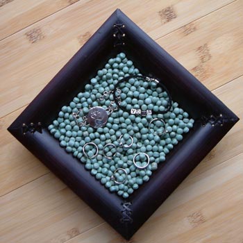 Bamboo Display Tray for Jewelry